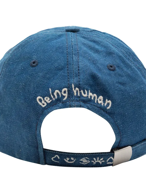 Being Human Men Blue Denim Caps